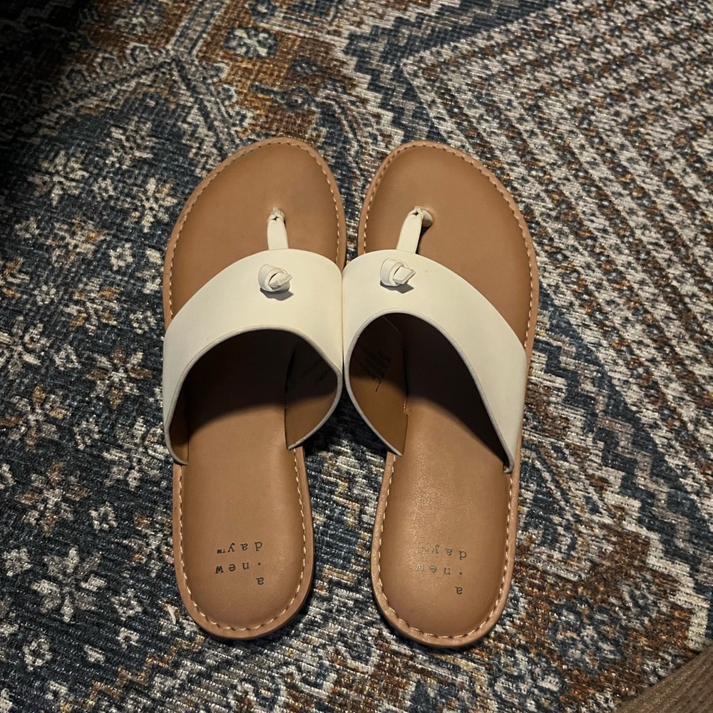 Target White  Sandals